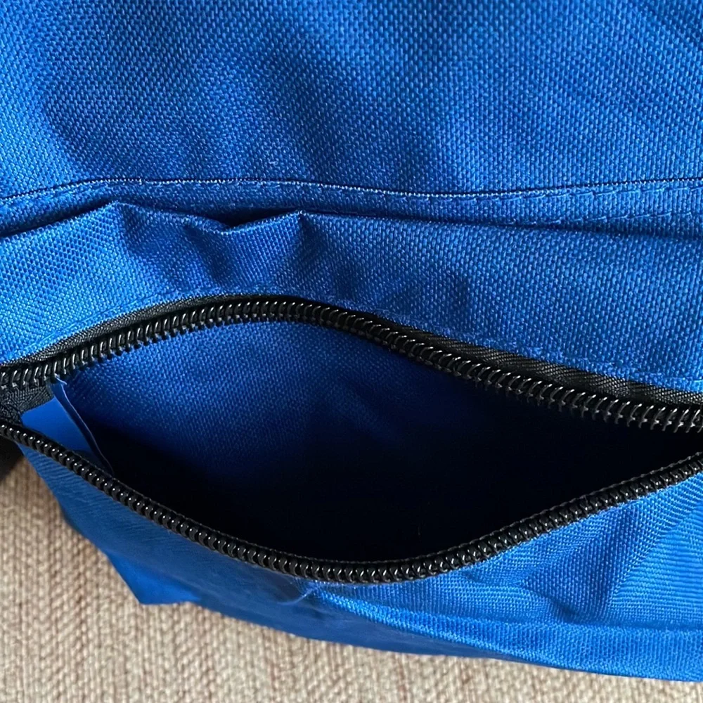 NWT Arctic Star backpack blue w/ front pocket zip padded back mesh side pockets